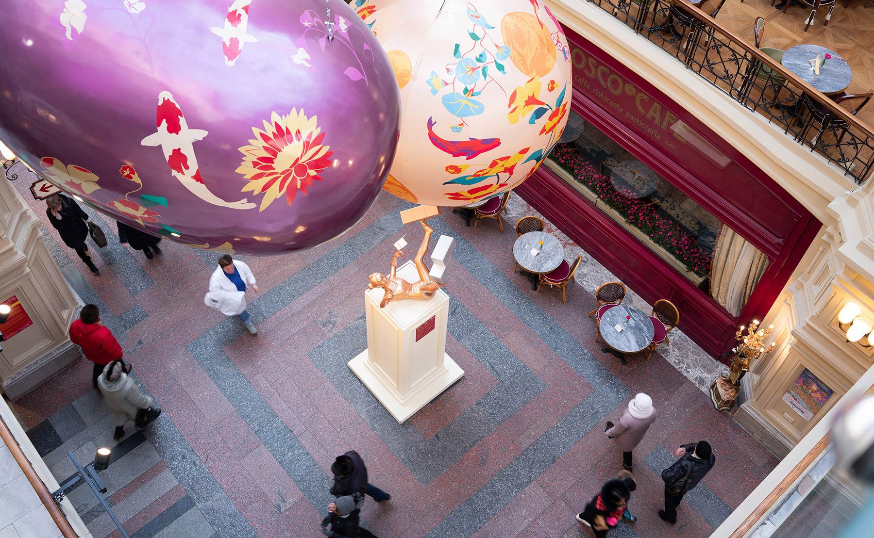 GUM Public Art Installation No.7 Balance Acrobat