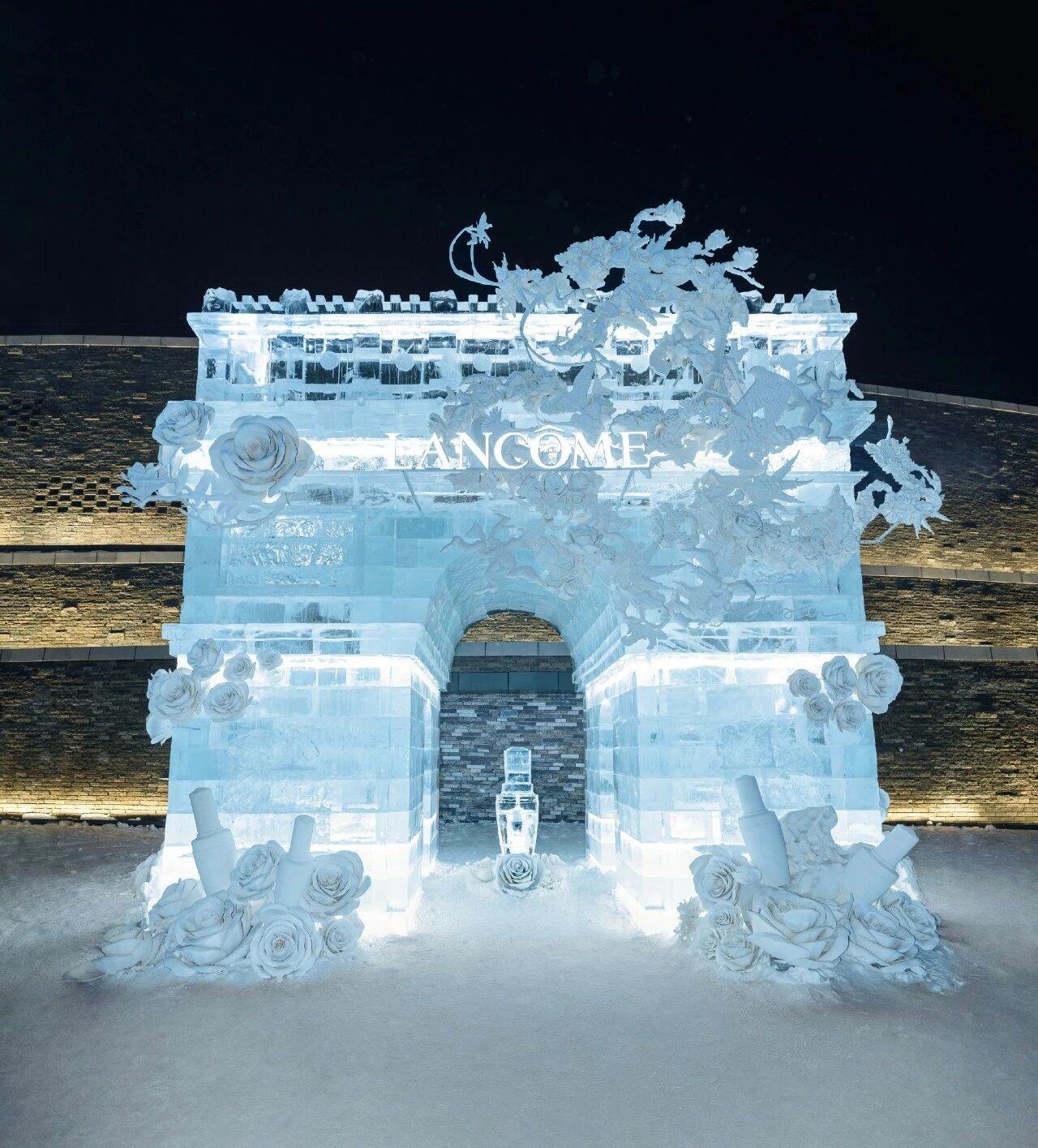 Lancôme: Ice Sculpture in Harbin