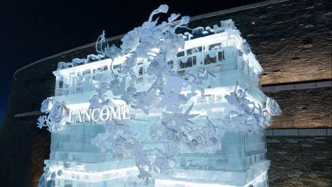 Lancôme: Ice Sculpture in Harbin