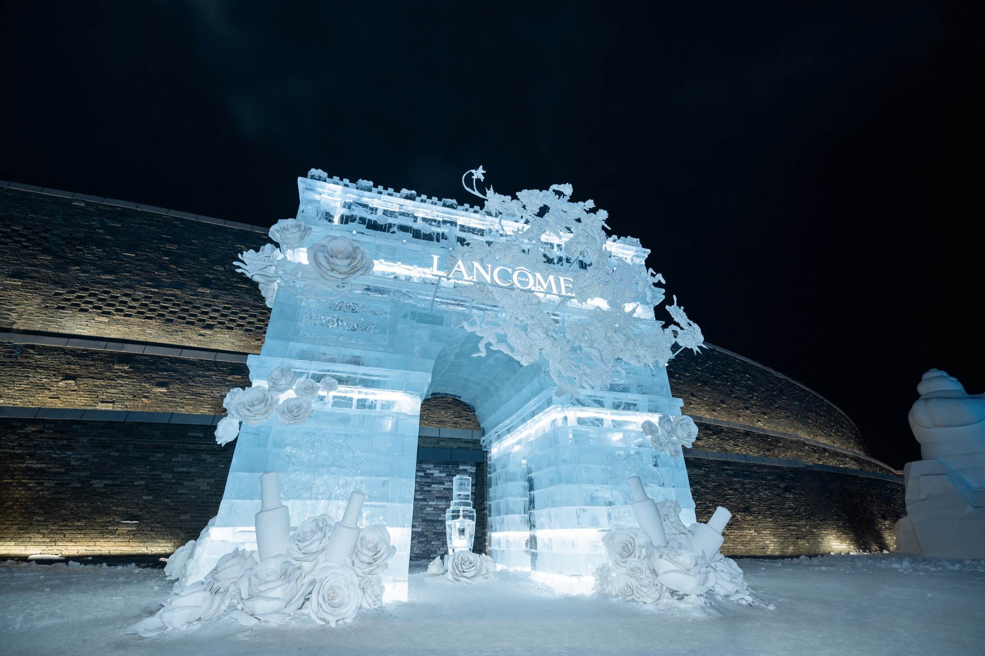 Lancôme: Ice Sculpture in Harbin