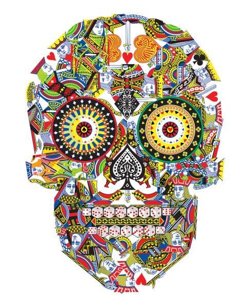 Poker Skull