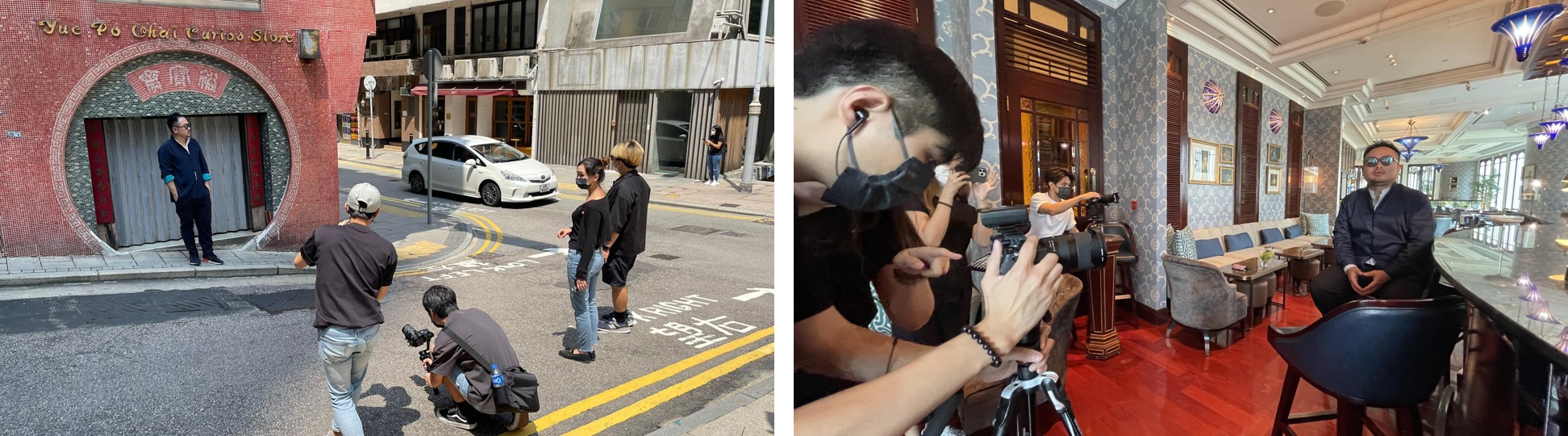 Behind the scenes of the Digital Art Fair film