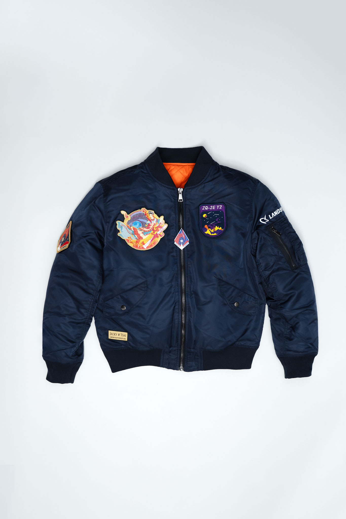 The limited-edition space jacket developed with LANDSPACE