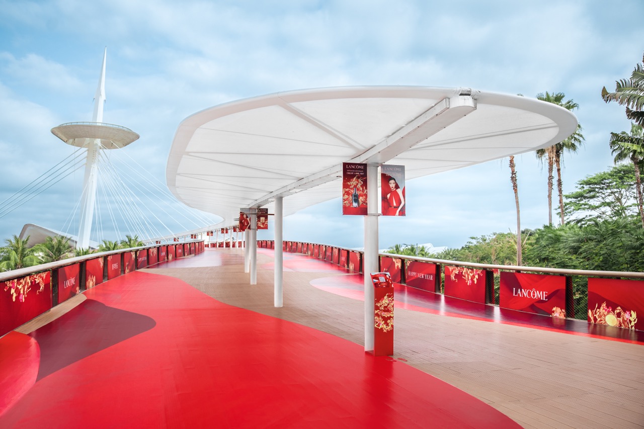 Lancôme activation at Sky Ring Bridge in Haitang Bay