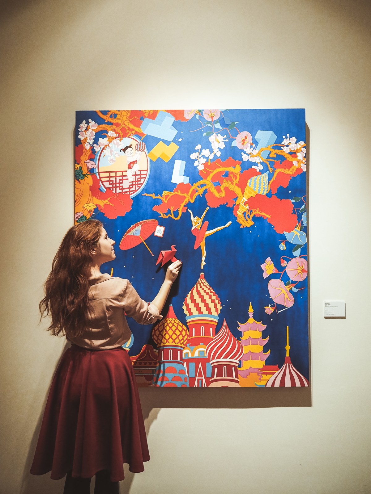 An encounter with the Russian imagery within Tsai’s painting.