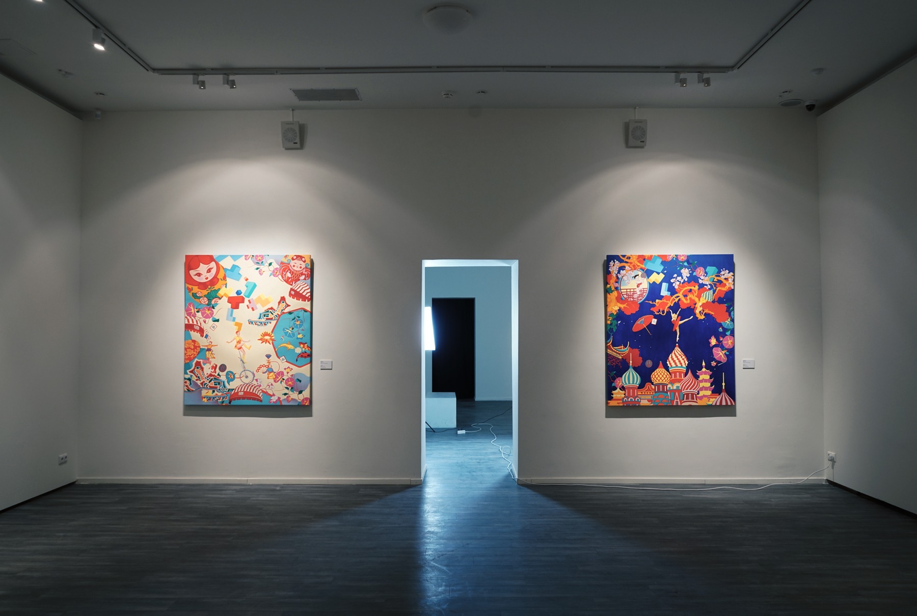 New paintings developed for the Moscow project, installed at MMOMA.