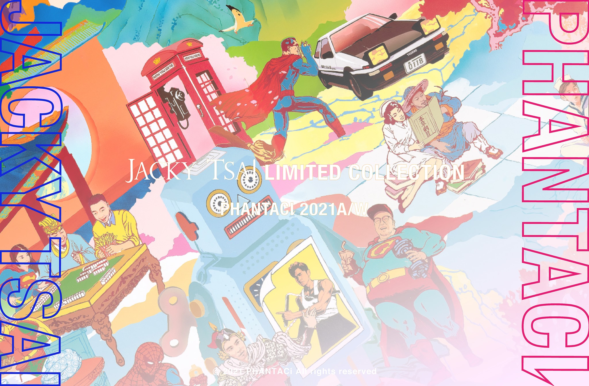 Jacky Tsai × PHANTACi campaign artwork, 2021