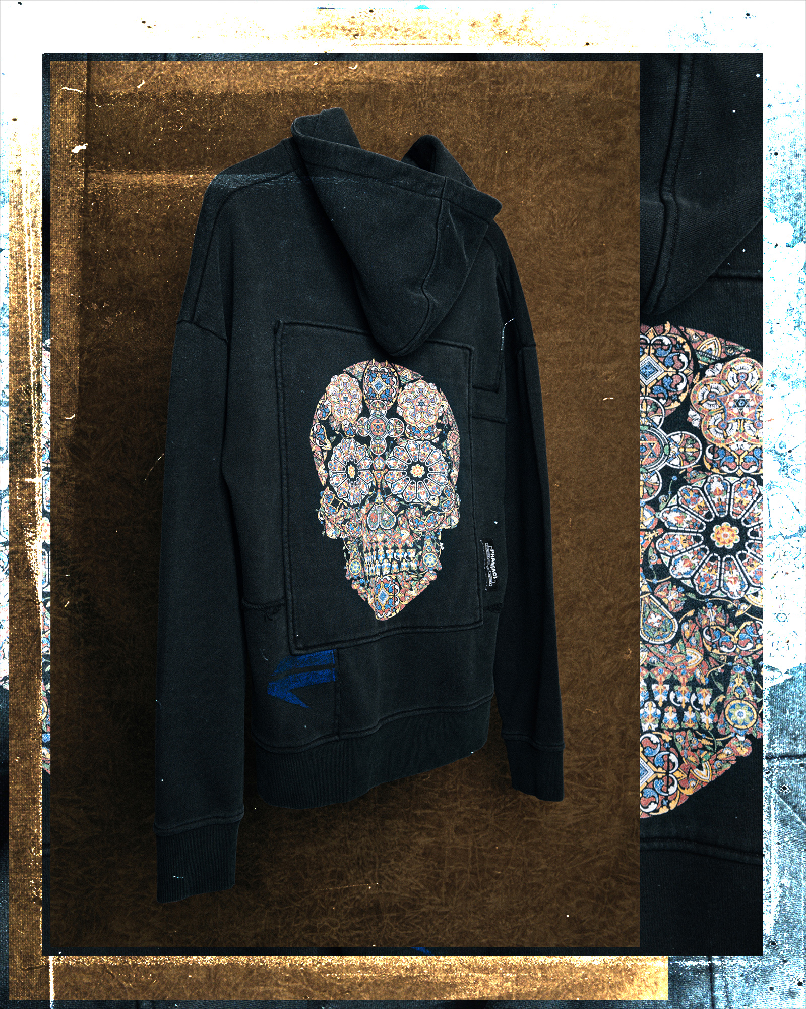 Skull hoodie from the PHANTACi artist series